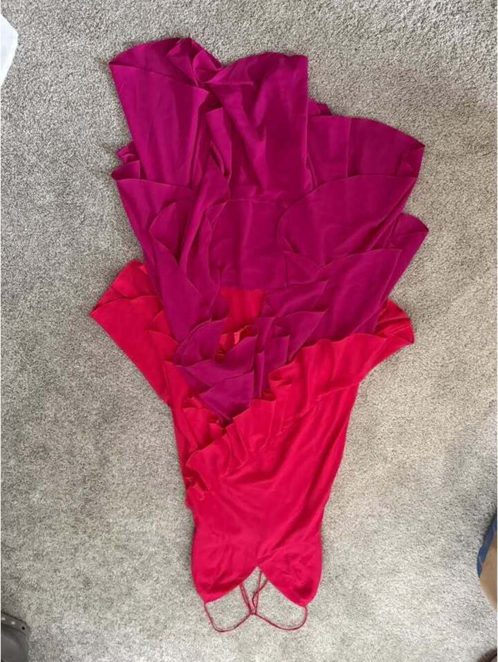 One33 Social Magenta & Hot Pink Color Block Dress - Size 6